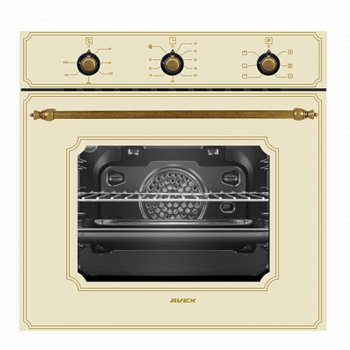 Электрический духовой шкаф AVEX RY 6060, бежевый